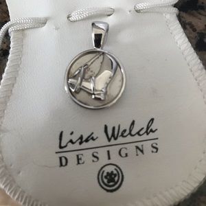 Lisa Welch English stirrup pendant